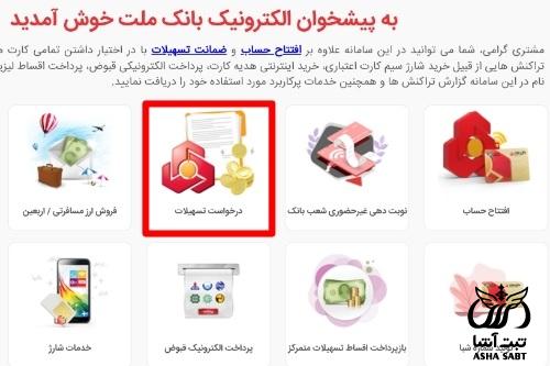 شرایط بسته اعتباری پذیرندگان بانک ملت